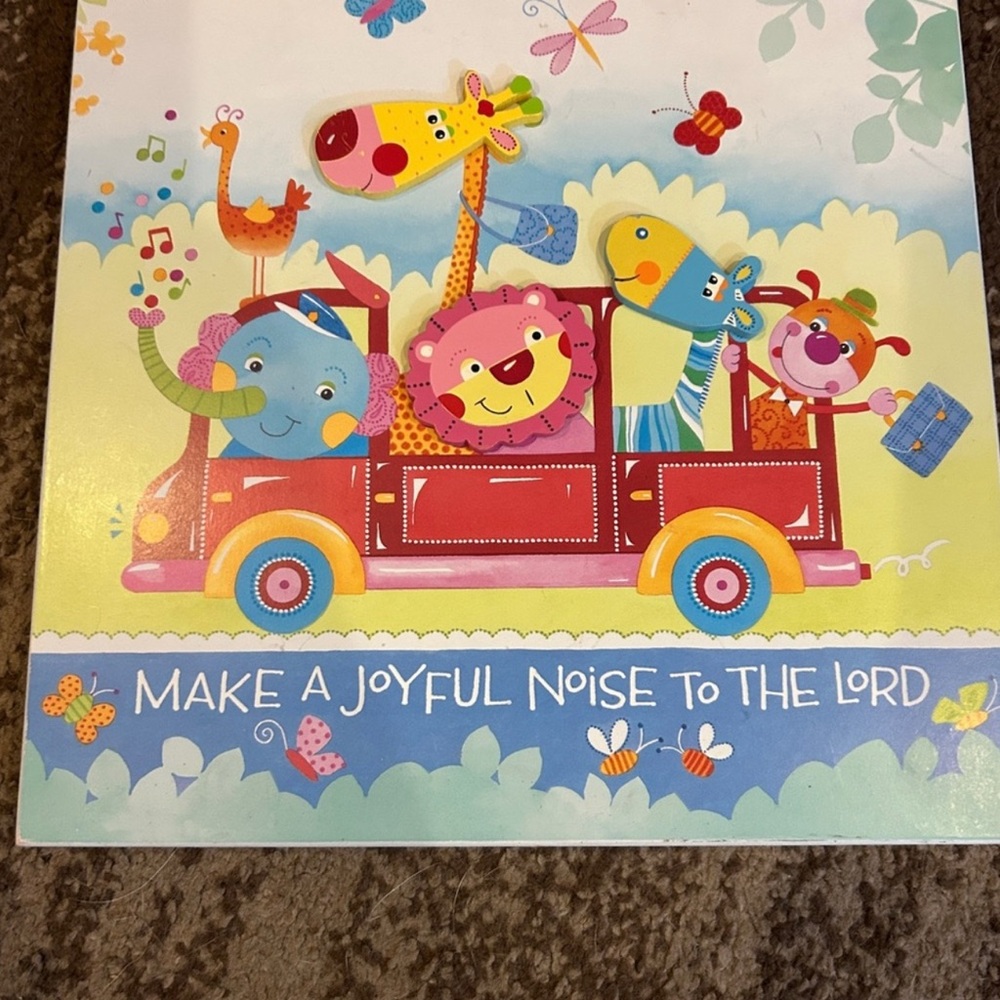 2 piece set: Colorful Animal Adventure Kids bedroom Wall Art